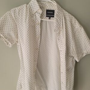 Bonobos White Polka Dot Men's Shirt